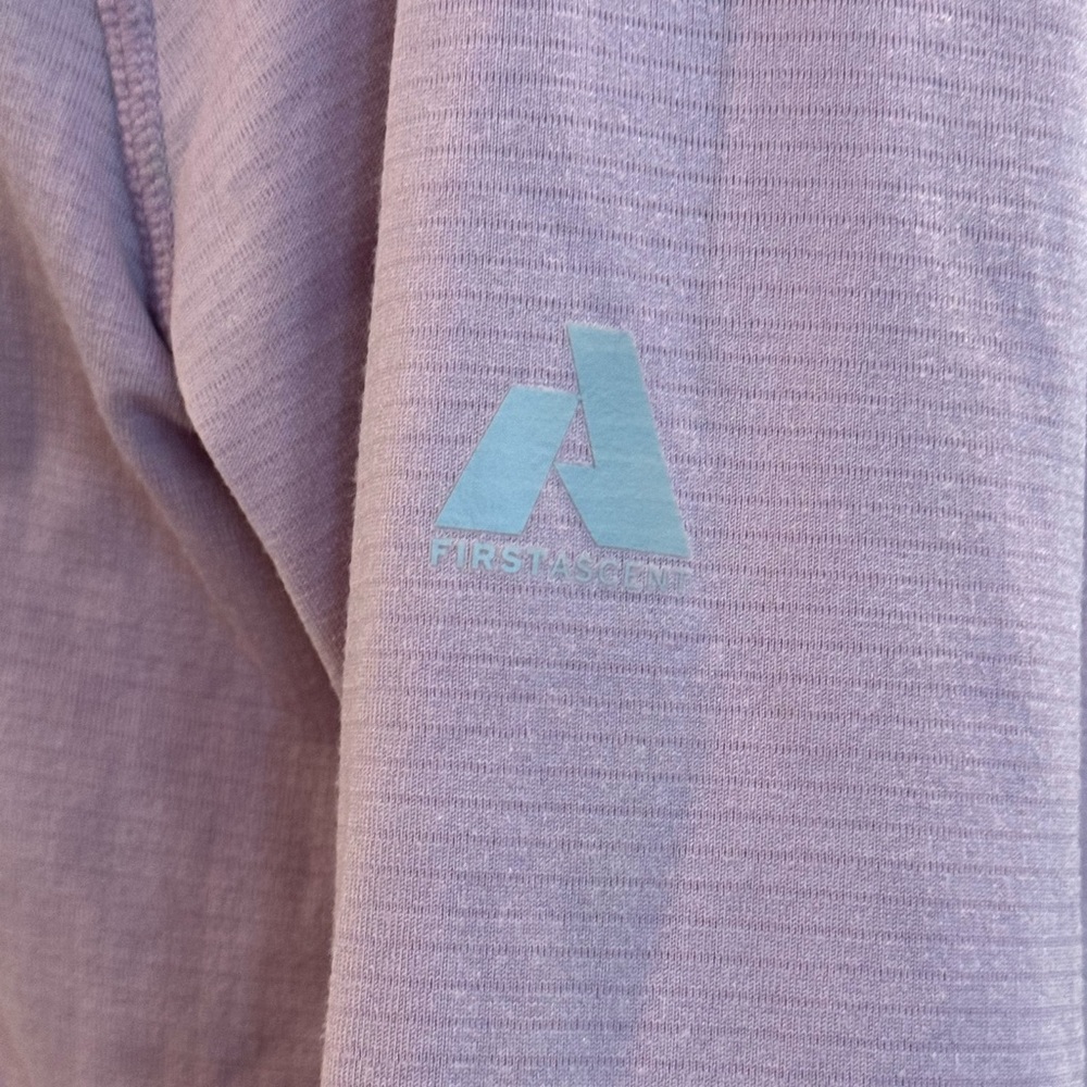 Eddie Bauer Full Zip Hoodie Jacket ‘FirstAscent’ Activewear, Lavender- size M - Picture 10 of 10